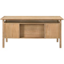  Coaster Furniture Goodson 801587 64-inch 4-Drawer Double Pedestal Computer Desk  - Distressed Light Brown IMAGE 9