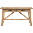  Coaster Furniture Fabian 801605 54-inch 2-drawer Computer Writing Desk  - Distressed Light Brown IMAGE 5
