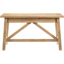  Coaster Furniture Fabian 801605 54-inch 2-drawer Computer Writing Desk  - Distressed Light Brown IMAGE 9