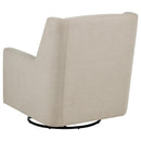  Coaster Furniture Sorrel 903930 Fabric Upholstered Swivel Glider Arm Chair - Latte IMAGE 11