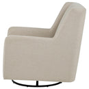  Coaster Furniture Sorrel 903930 Fabric Upholstered Swivel Glider Arm Chair - Latte IMAGE 8