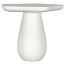  Coaster Furniture Perth 930615 17-inch Side Table with Cloud-Shaped Top - Off White IMAGE 2