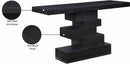 499Black-So Westmount Ash Veneer Console Table
