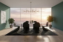 POLAR812 Black/White 5x7 Rug