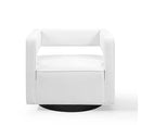 EEI-3948-WHITE SWIVEL ARMCHAIR