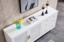 AT005 WHITE ACCENT CABINET