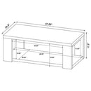 Black Coffee Table 706638