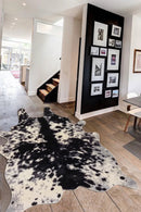 Modern Rustic Faux Fur Art Hide Rinderfell 5x7 Rug