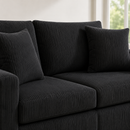 HH1123 Black - Sofa & Loveseat Set