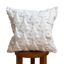 FURRY CHRISTMAS 18x18 PILLOW COVER- WHITE