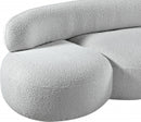 140Grey-S Venti 88.5" Boucle Fabric Upholstered Sofa