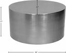 297-CT Cylinder Iron Coffee Table