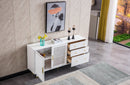 AT005 WHITE ACCENT CABINET