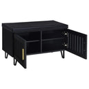 Coaster Furniture 915152 BLACK STORAGE BENCH