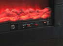 B540-Q BLACK VELVET QUEEN BED W/FIREPLACE, TV MOUNT & BLUETOOTH SPEAKER & USB