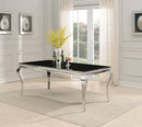 G-106-T BLACK RECTANGULAR DINING TABLE