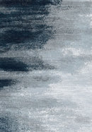 Vintage Style Soft Polyester-ELT246BLU Blue 5x7 Rug