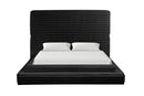 Mariah Black King Platform Bed