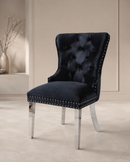 D2082-BK Dining Velvet Black