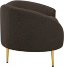 Meridian Ritz Boucle Fabric Upholstered 2PC Sofa & Loveseat