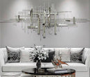 855 Metal Silver Wall Art Decor
