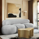 140Grey-S Venti 88.5" Boucle Fabric Upholstered Sofa