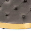 Grey/Gold-Ottoman TSF-6689