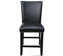 D134-BK-PU COUNTER HT CHAIR BLACK