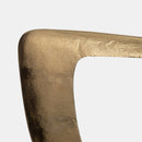 18598-02 Gold Metal/Black Marble, 20” Table Top Decor