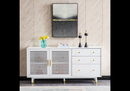 AT005 WHITE ACCENT CABINET