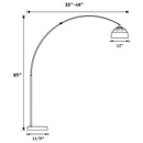 Coaster FLOOR LAMP, SATIN LAMP 901199