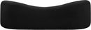 186Black-S Kali 86" Faux Shearling Teddy Fabric Upholstered Sofa