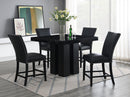 D134-BK-PU COUNTER HT CHAIR BLACK