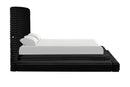 Mariah Black King Platform Bed