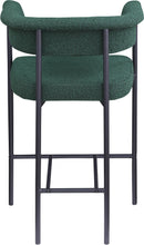 412Green-C Malin Boucle Fabric Upholstered Counter Stool