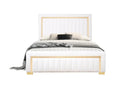 HH830-WHITE QUEEN BED