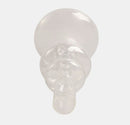 7" Vintage Glass Taper CANDLE HOLDER Clear 20118-14