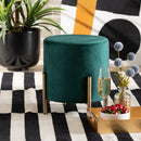 FZD190717-Green Velvet-Ottoman