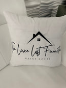 THE LUXE LOFT FURNITURE 20x20 PILLOW COVER -WHITE &BLACK