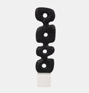 20641-02 18” Abstract Totem Sculpture w/ Marble Base