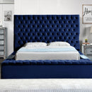 9008BU Blue Queen Bed