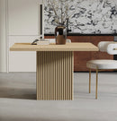 The Oakridge RDT012 OAK VENEER SQUARE DINING TABLE