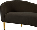 Meridian Ritz Brown Loveseat