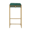 183648 Coaster Hunter Green Bar Stool