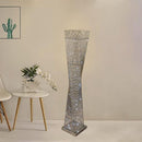 1201 Modern Silver LED Floor Lamp