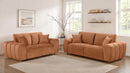 504951 BURNETT 2-PIECE SOFA LOVESEAT SET BURNT ORANGE