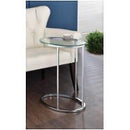 Kyle 902927 Chrome Oval Accent Table