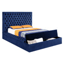 9008BU Blue Queen Bed