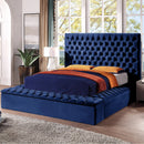 9008BU Blue Queen Bed