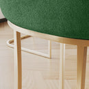 The Royale DC05GGN Green Dining Chair w/ Gold Base 2/box